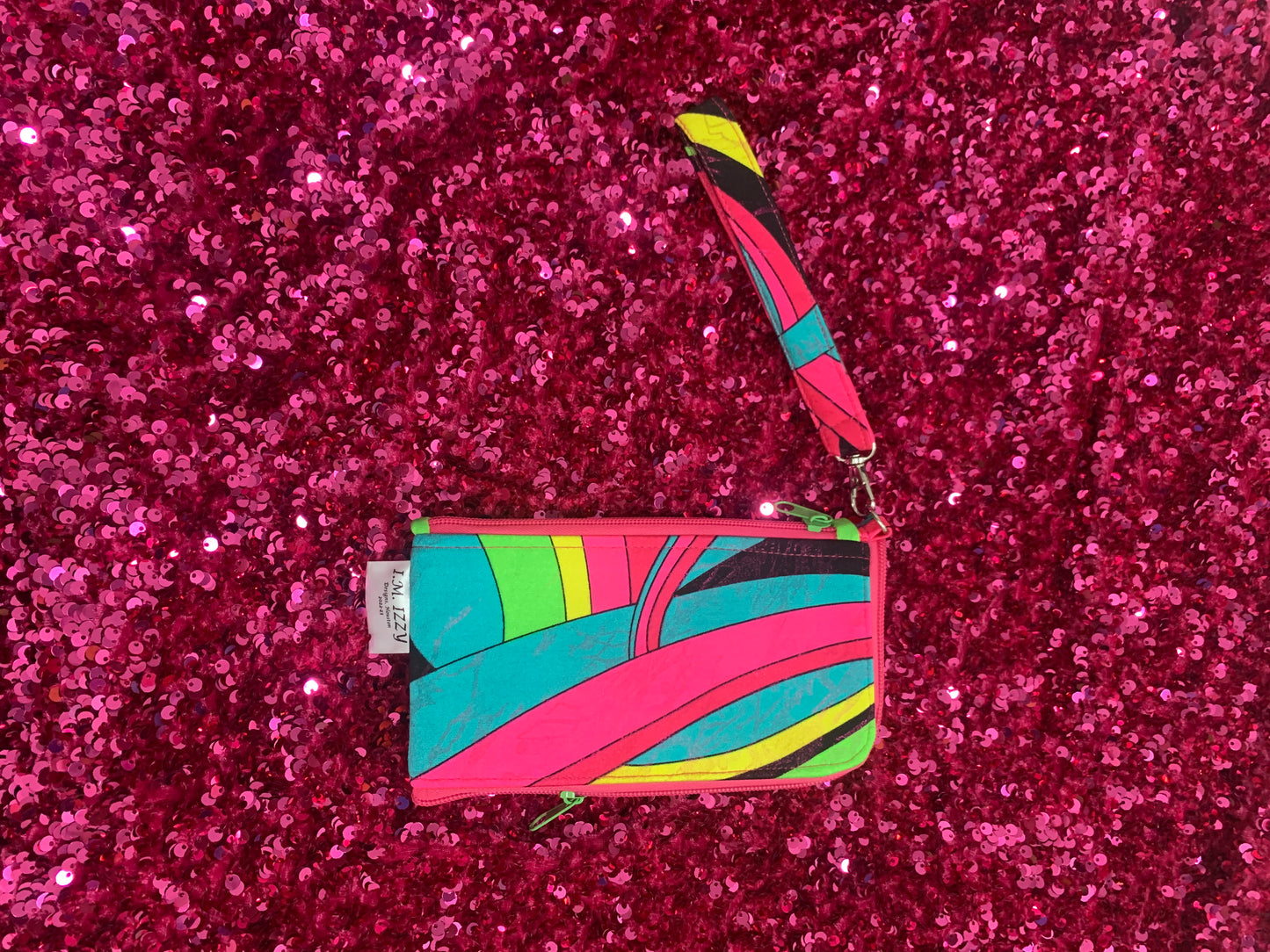 Neon Swirl Double Wallet