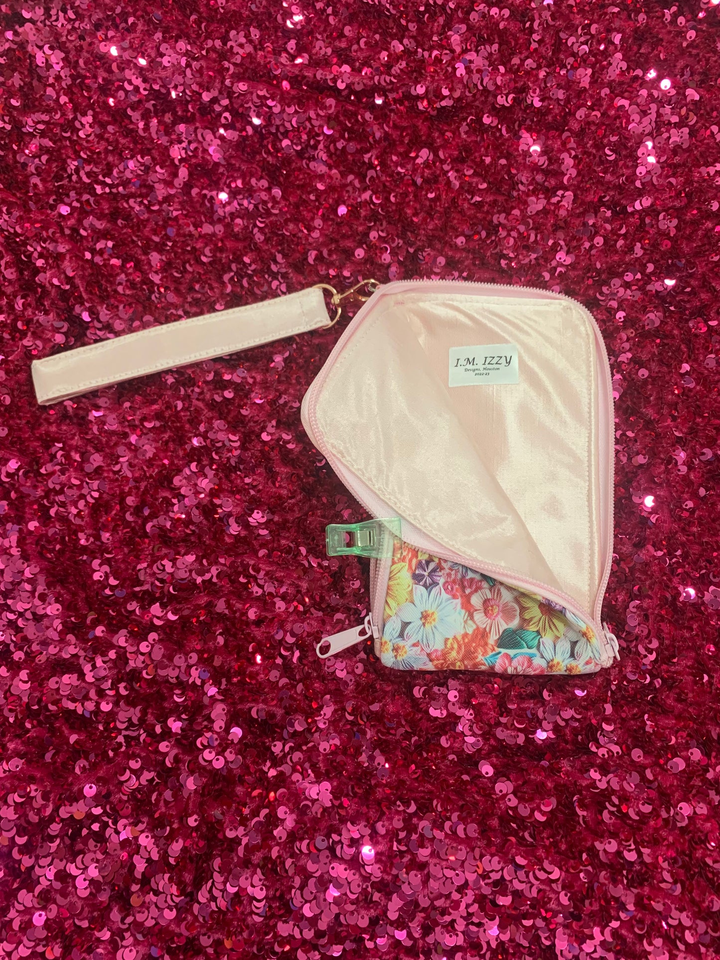 Floral Pink Double Wallet