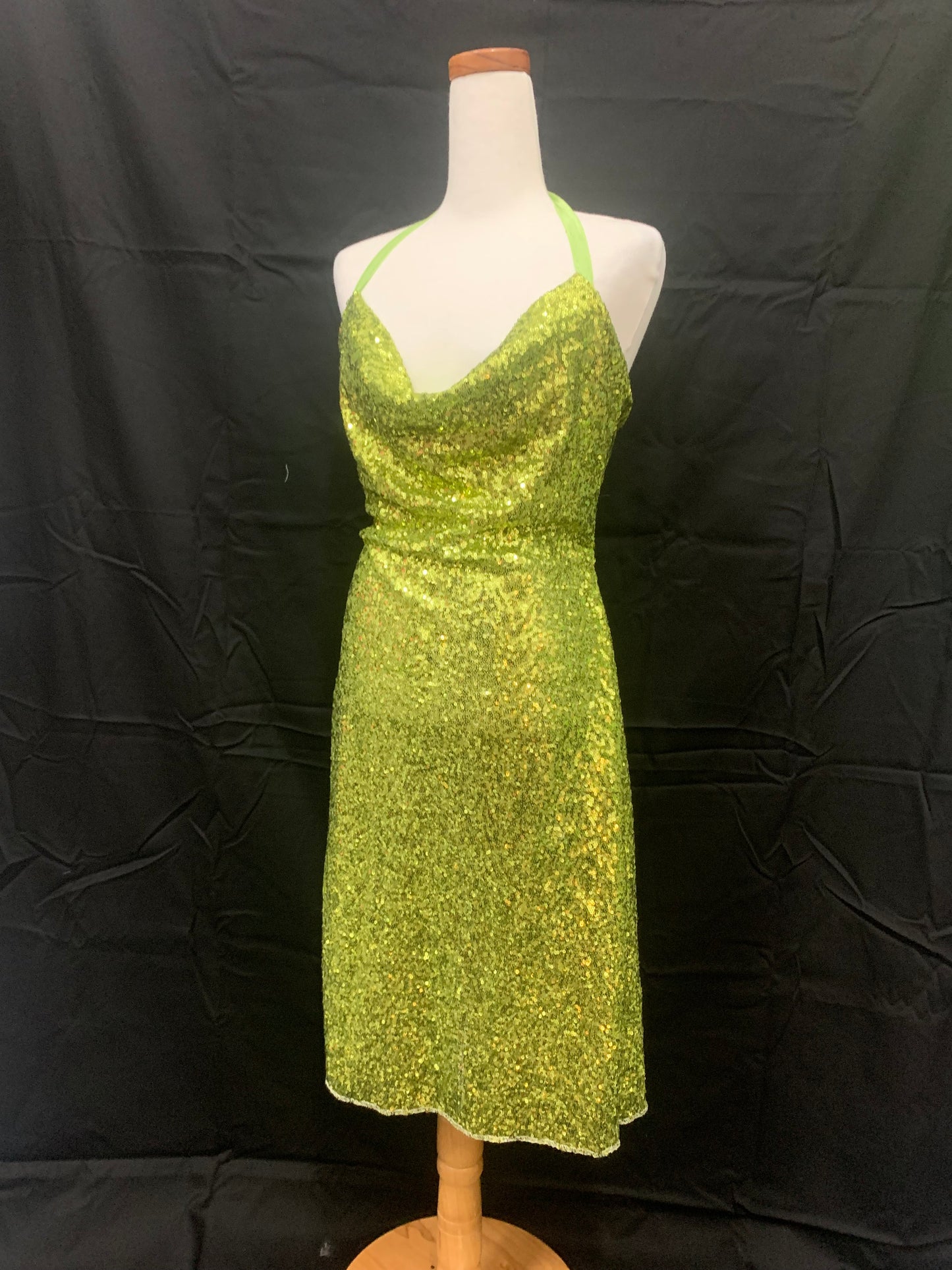 Chartruese Sparkle Dress Size Medium
